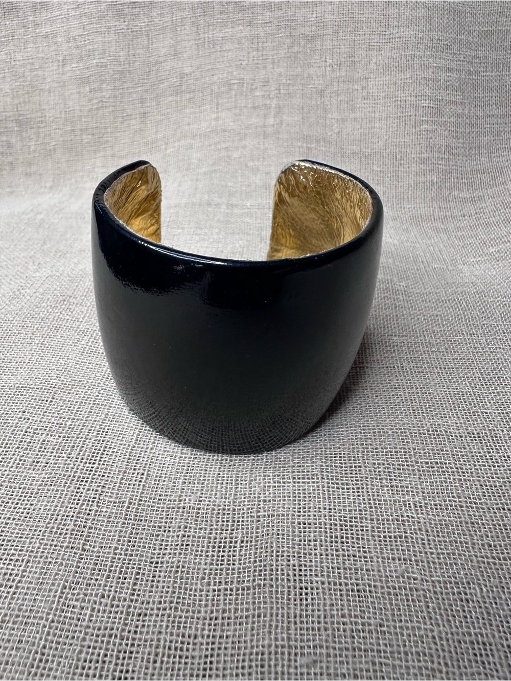 Ted Rossi NYC Patent Leather Cuff Bracelet